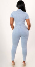 Load image into Gallery viewer, Light denim romper
