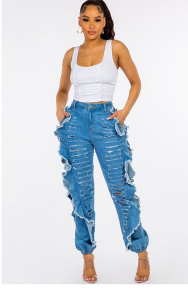 Exclusive decorative denim