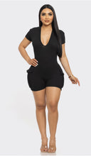 Load image into Gallery viewer, cargo romper -black
