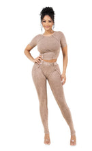 Load image into Gallery viewer, Ribbed corset set
