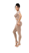 Load image into Gallery viewer, Ribbed corset set
