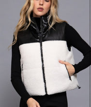 Load image into Gallery viewer, Reversible faux leather Sherpa

