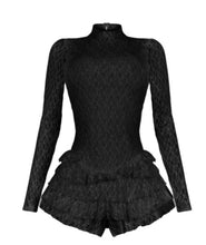Load image into Gallery viewer, Lace ruffled romper
