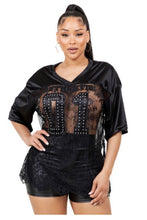 Load image into Gallery viewer, Jersey lace top
