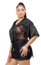 Load image into Gallery viewer, Jersey lace top
