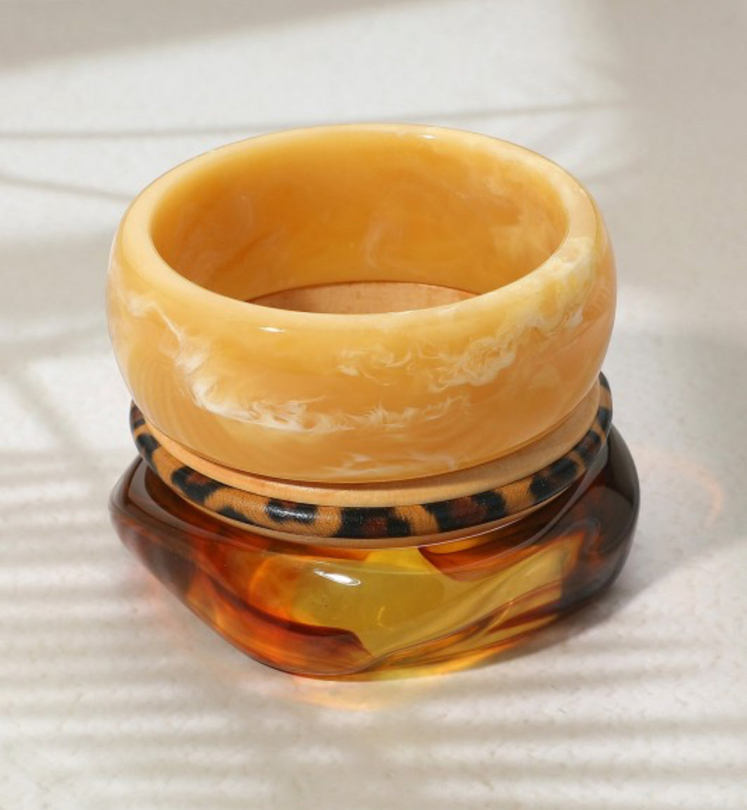 3 piece chunky bracelet