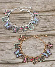 Load image into Gallery viewer, Butterfly charm bracelet
