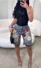 Load image into Gallery viewer, Patchwork shorts
