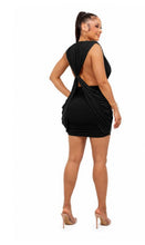 Load image into Gallery viewer, Twisted black dress
