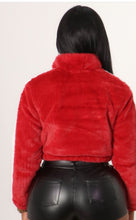 Load image into Gallery viewer, Fur bomber jacket
