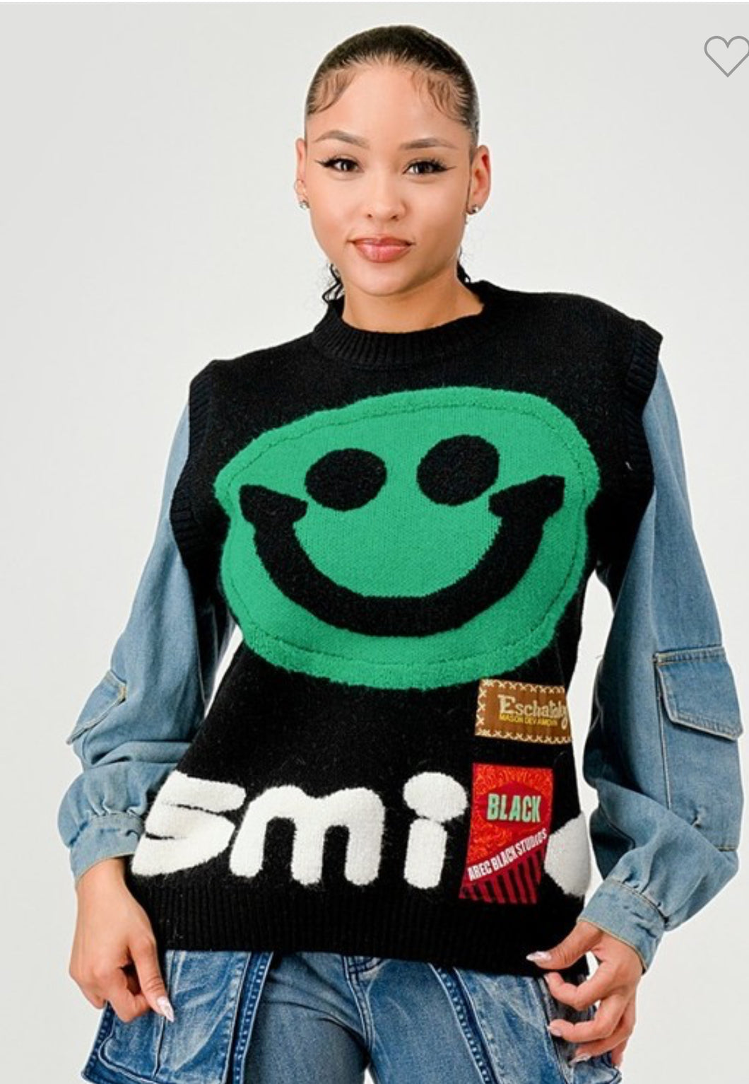 Smiley face sweater