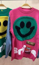 Load image into Gallery viewer, Smiley face sweater
