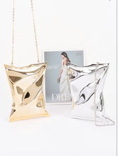 Load image into Gallery viewer, Gold metal purse
