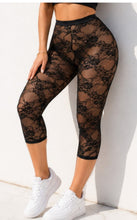 Load image into Gallery viewer, Lace knee length shorts
