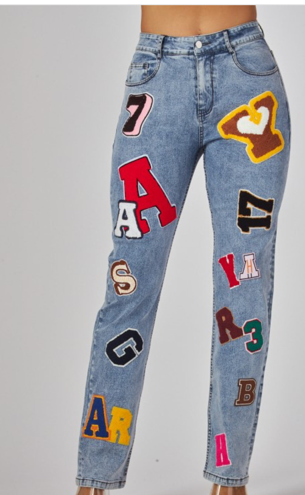 Letterman jeans