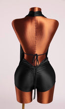 Load image into Gallery viewer, Plunge romper -black
