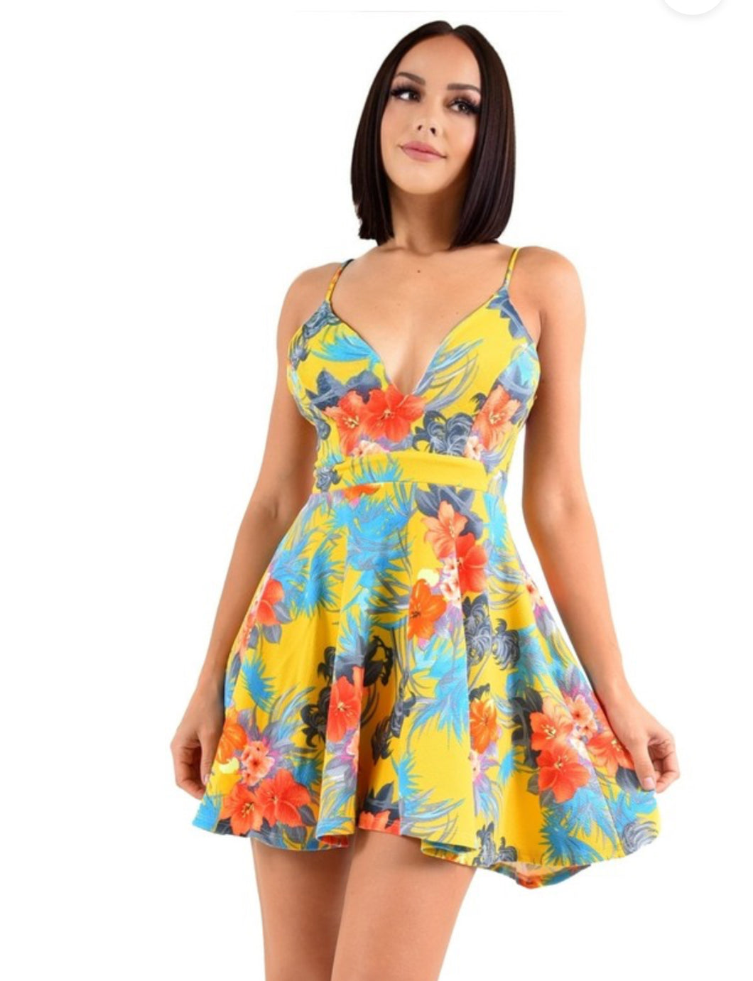 Floral spring dress