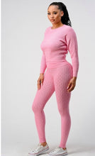 Load image into Gallery viewer, Pink sweater set -plus
