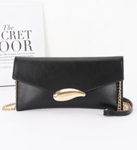 Load image into Gallery viewer, Vegan leather envelope clutch
