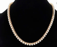 Load image into Gallery viewer, Rhinestone chain layered necklace
