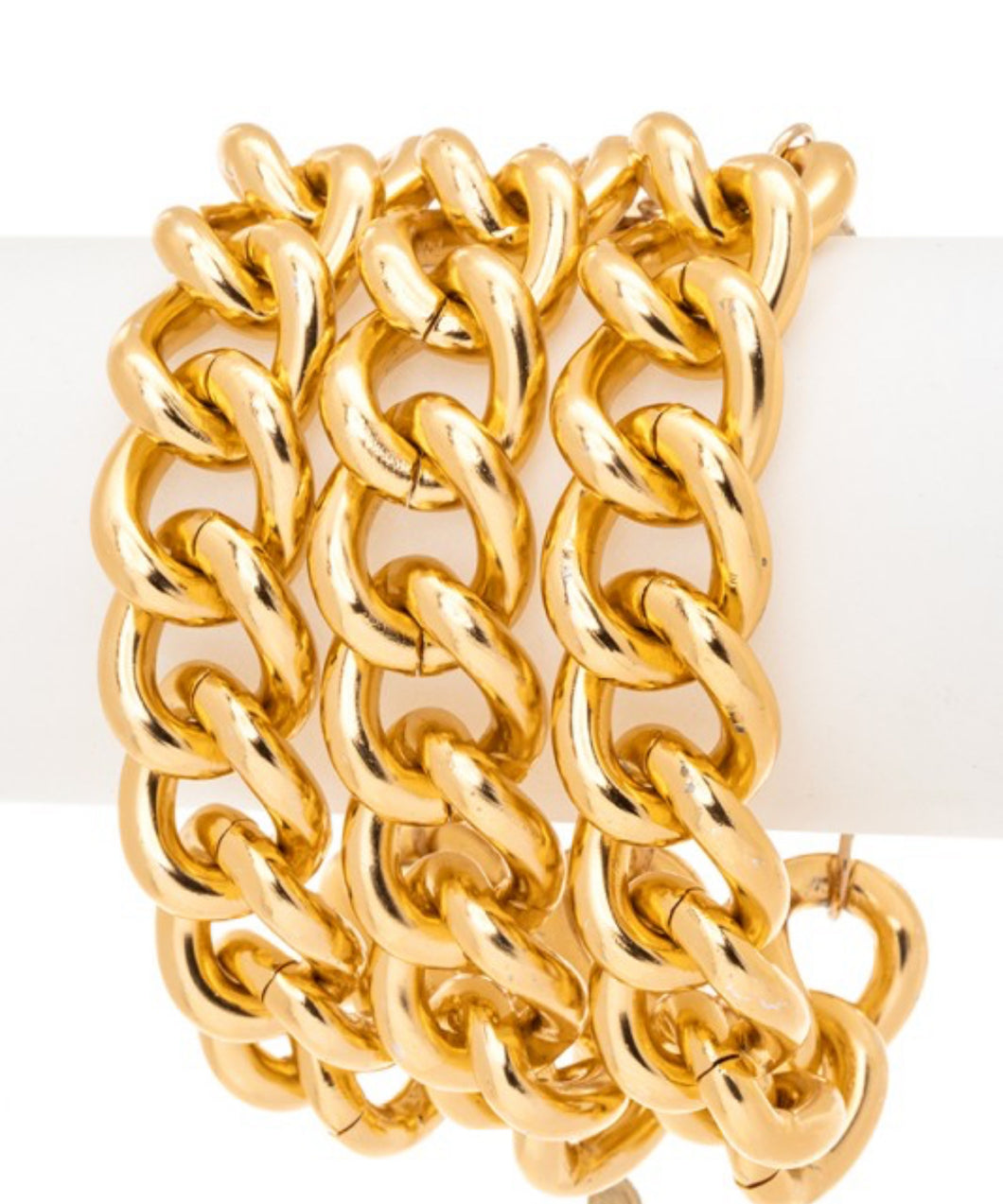 Chunky layered bracelet