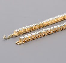 Load image into Gallery viewer, Rhinestone chain layered necklace

