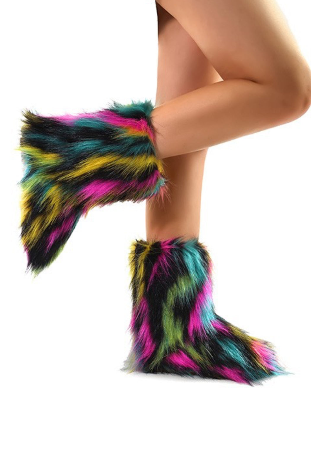 Multi colored booties – MyPerfectPair