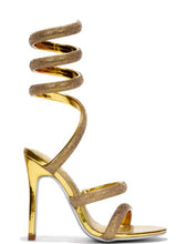 Load image into Gallery viewer, Diana -gold heels
