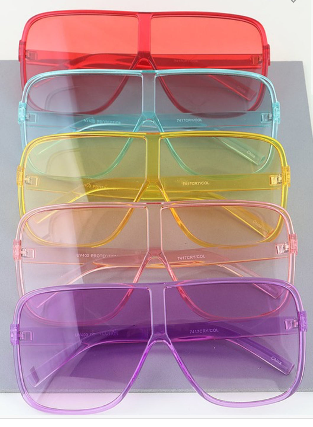 Bright summer time straight glasses