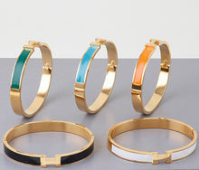 Load image into Gallery viewer, Bright H cuff bracelet
