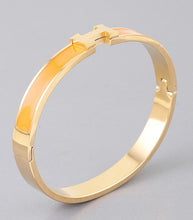 Load image into Gallery viewer, Bright H cuff bracelet
