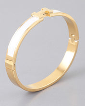 Load image into Gallery viewer, Bright H cuff bracelet

