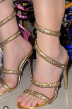 Load image into Gallery viewer, Diana -gold heels
