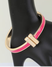 Load image into Gallery viewer, Modern stone cuff bracelet
