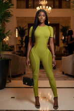 Load image into Gallery viewer, Olive green jumpsuit
