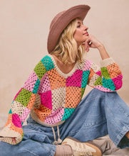 Load image into Gallery viewer, Multi color checker top
