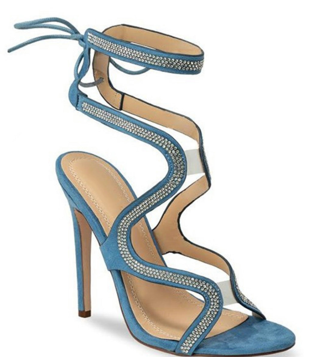 Jazzy heel -blue